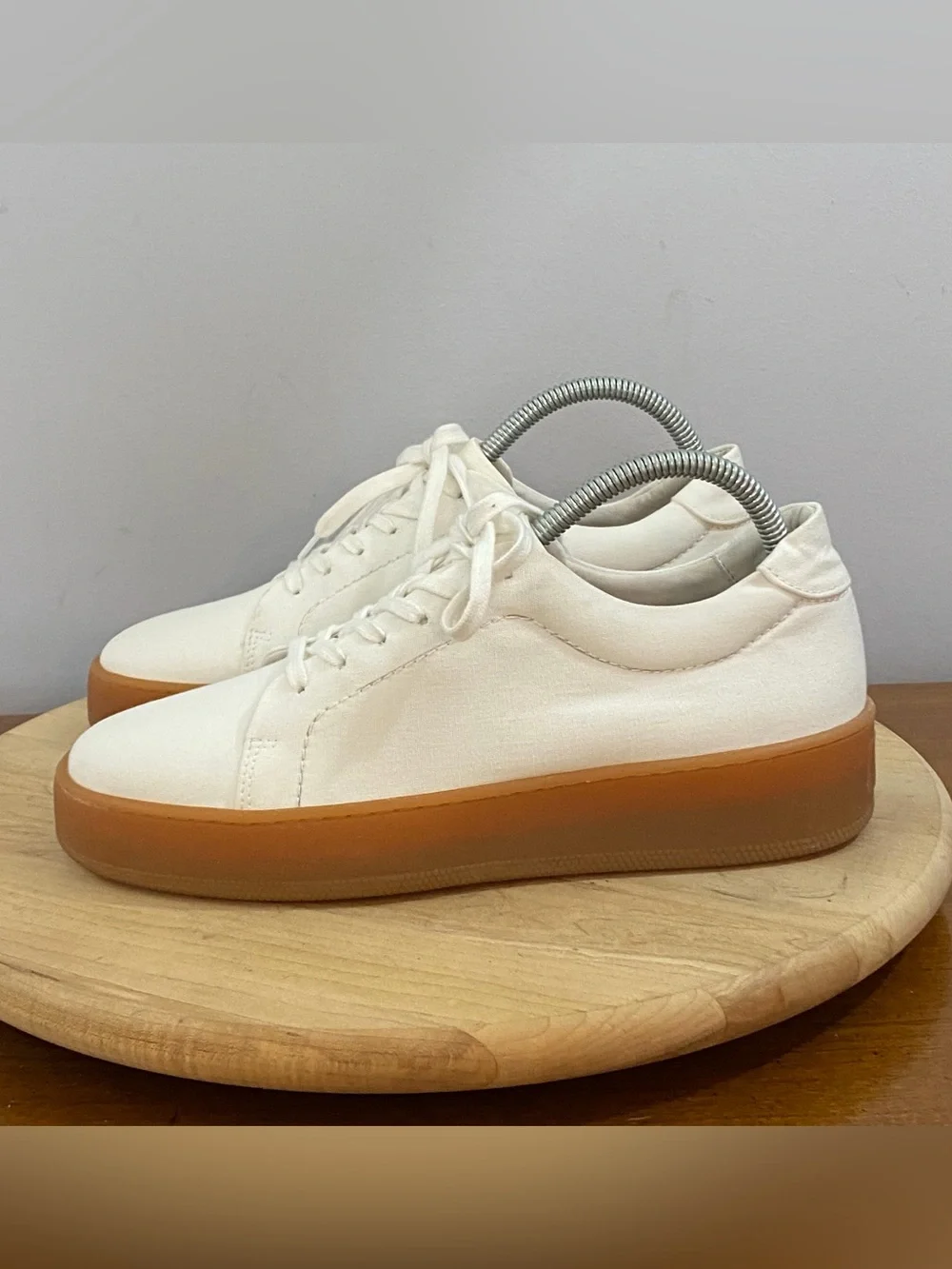 Jenni Kayne Canvas Skater Cream White Sneakers‎ Women’s EU 39 US 9 Casual